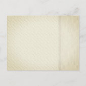 ヴィンテージ ドリームキャッチャー テクスチャー 結婚式 招待状 (裏面)