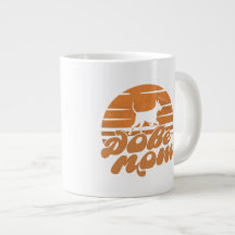 ヴィンテージ ドーベ ママ サンセット ドッグ アート