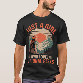 ヴィンテージ ナショナルパークス ガール Tシャツ