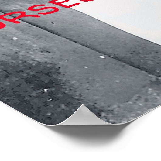 ヴィンテージ-ナースは変装したスーパーヒーローだ。 ポスター (角)