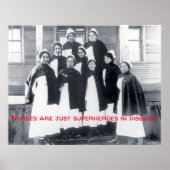 ヴィンテージ-ナースは変装したスーパーヒーローだ。 ポスター (正面)