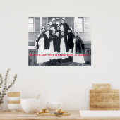 ヴィンテージ-ナースは変装したスーパーヒーローだ。 ポスター (キッチン)