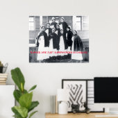 ヴィンテージ-ナースは変装したスーパーヒーローだ。 ポスター (ホームオフィス)