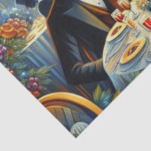 ヴィンテージ　ニューミーズ　イブ　アートデコ　レディ　ティッシュペーパー 薄葉紙 (詳細)