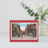 ヴィンテージ ニューヨークシティ チャイナタウン モットストリート ポストカード (スタンド正面)