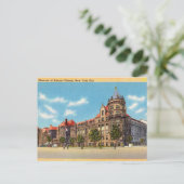 ヴィンテージ、ニューヨーク自然史博物館 ポストカード (スタンド正面)