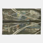 ヴィンテージ ニューヨーク アーキテクチャー, ブルックリン橋 キッチンタオル (横)