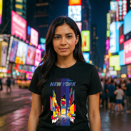 ヴィンテージ ニューヨーク タイムズスクエア アトミック エイジ Tシャツ