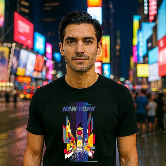 ヴィンテージ ニューヨーク タイムズスクエア アトミック エイジ Tシャツ