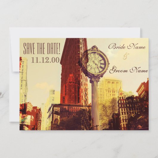 ヴィンテージ ニューヨーク ファイブ アベニュー 招待状 (正面)