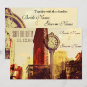 ヴィンテージ ニューヨーク ファイブ アベニュー 招待状 (正面/裏面)