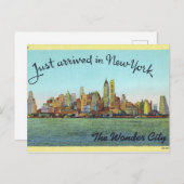 ヴィンテージ、ニューヨーク。 ポストカード (正面/裏面)