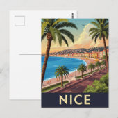 ヴィンテージ ニース フランス 旅行 ポストカード (正面/裏面)