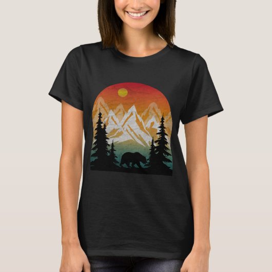 ヴィンテージ・ネイチャー・ベア Tシャツ (正面)