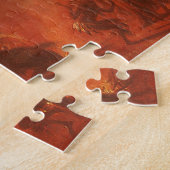 ヴィンテージ ネイティブアメリカンズ、ウィマーのバッファロー・ダンス ジグソーパズル (側面)