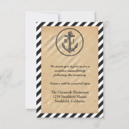 ヴィンテージ ネイティブ アンカー - レセプション インビテーション