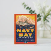 ヴィンテージ ネイビー デー ポストカード (スタンド正面)
