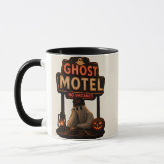 ヴィンテージ ネオン ゴーストモーテル ハロウィン スプーキー マグカップ