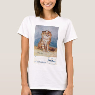 ヴィンテージ ネコのショー ポストカード ルイス・ウェイン イラスト Tシャツ