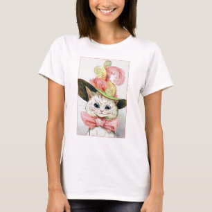 ヴィンテージ ネコのショー ポストカード ルイス・ウェイン イラスト Tシャツ