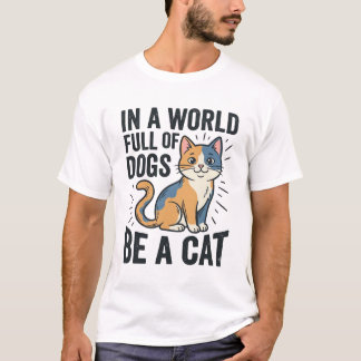 ヴィンテージ ネコ好き 猫になりきる グラフィック デザイン_1 Tシャツ