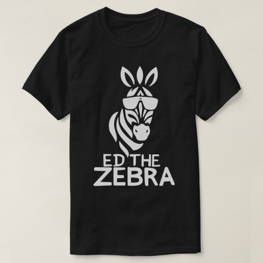 ヴィンテージ ネバー フォゲット エド ザ ゼブラ Tシャツ (デザイン正面)