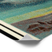 ヴィンテージ・ノルウェーの聖降誕祭の挨拶 ポスター (角)