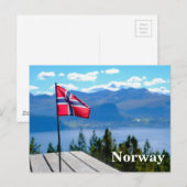 ヴィンテージ ノルウェー 旅行 観光 ポストカード (正面/裏面)