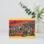 ヴィンテージ ノーザン ウィスコンシン ポストカード (スタンド正面)