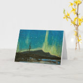 ヴィンテージ·ノーザン·ライトズ·シーンバイ·トム·トムソン カード (黄色い花)