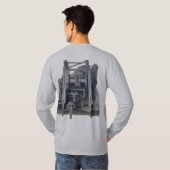 ヴィンテージ・ノースウェスト・クレーン・ショベル重装置 Tシャツ (裏面フル)