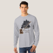 ヴィンテージ・ノースウェスト・クレーン・ショベル重装置 Tシャツ (正面フル)