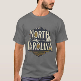 ヴィンテージ ノースカロライナ州 伝統 海岸 Tシャツ