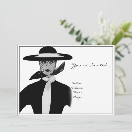 ヴィンテージ ハイソサエティの招待状 招待状 (スタンド正面)