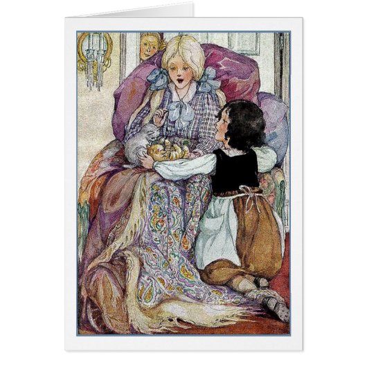 ヴィンテージ-ハイディ、クララおよび子ネコ、 (正面)