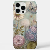 ヴィンテージ+ハイドランジアとタンポポの妖精の庭の魔法 Case-Mate iPhoneケース (裏面)