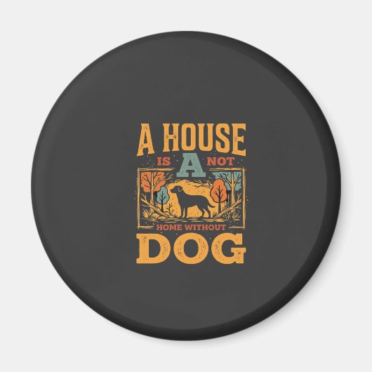 ヴィンテージ・ハウス 犬小屋 マグネット (正面)