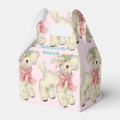 ヴィンテージ、ハッピーイースター、ラム、カスタム フェイバーボックス (裏面サイド)