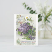 ヴィンテージ ハッピーバースデー ポストカード (スタンド正面)