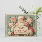 ヴィンテージ ハッピー サンタ クリスマス (スタンド正面)