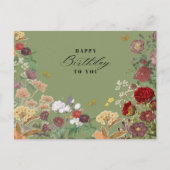 ヴィンテージ ハッピー バースデー ポストカード (正面)