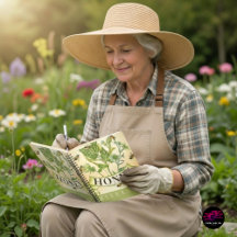 ヴィンテージ ハニービー ボタニカル イラスト