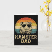 ヴィンテージ ハムスター パパ ハムスター好き お父さん 親父 39 カード (黄色い花)
