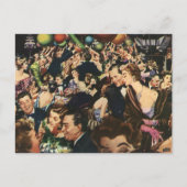 ヴィンテージ・ハリウッド・テーマの誕生日パーティーの風船 ポストカード (正面)