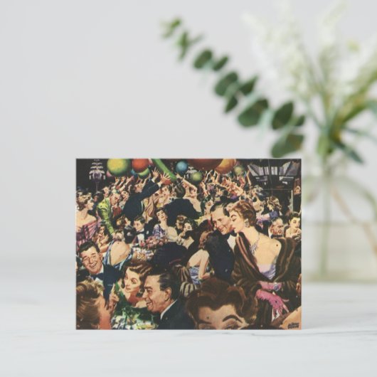 ヴィンテージ ハリウッド テーマの誕生日パーティー風船, ポストカード (スタンド正面)