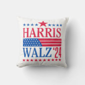 ヴィンテージ・ハリス・ウォルズ2024年選挙 クッション (正面)