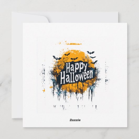 ヴィンテージ ハロウィンの子供たち シーズンカード (裏面)