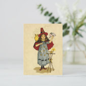 ヴィンテージ ハロウィンの魔法 ポストカード (スタンド正面)