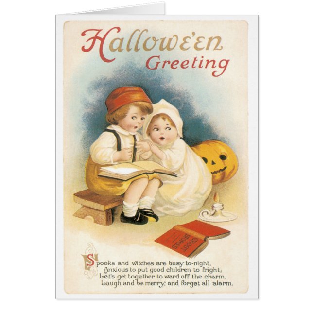 ヴィンテージ・ハロウィンカード ゴーストストーリーズ (正面)