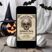 ヴィンテージ ハロウィンパーティー 招待状